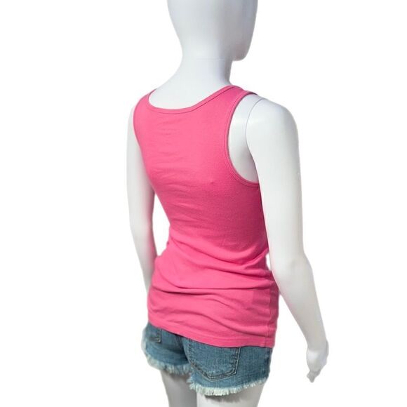 Old Navy Barbie Pink Floral Frill Tank - Picture 4 of 8